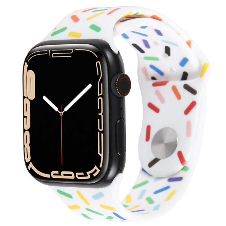 Dây đồng hồ silicon giọt mưa cầu vồng, cho Apple Watch 3 38mm, cho Apple Watch 3 42mm, cho Apple Watch 2 42mm, cho Apple Watch 2 38mm