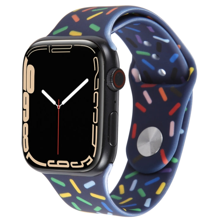 Dây đồng hồ silicon giọt mưa cầu vồng, cho Apple Watch 3 38mm, cho Apple Watch 3 42mm, cho Apple Watch 2 42mm, cho Apple Watch 2 38mm
