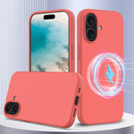 Ốp lưng điện thoại silicone chống sốc Magsafe, dành cho iPhone 16 Pro Max, dành cho iPhone 16 Pro, dành cho iPhone 16 Plus, dành cho iPhone 16, dành cho iPhone 15 Pro Max