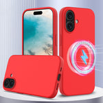 Ốp lưng điện thoại silicone chống sốc Magsafe, dành cho iPhone 16 Pro Max, dành cho iPhone 16 Pro, dành cho iPhone 16 Plus, dành cho iPhone 16, dành cho iPhone 15 Pro Max