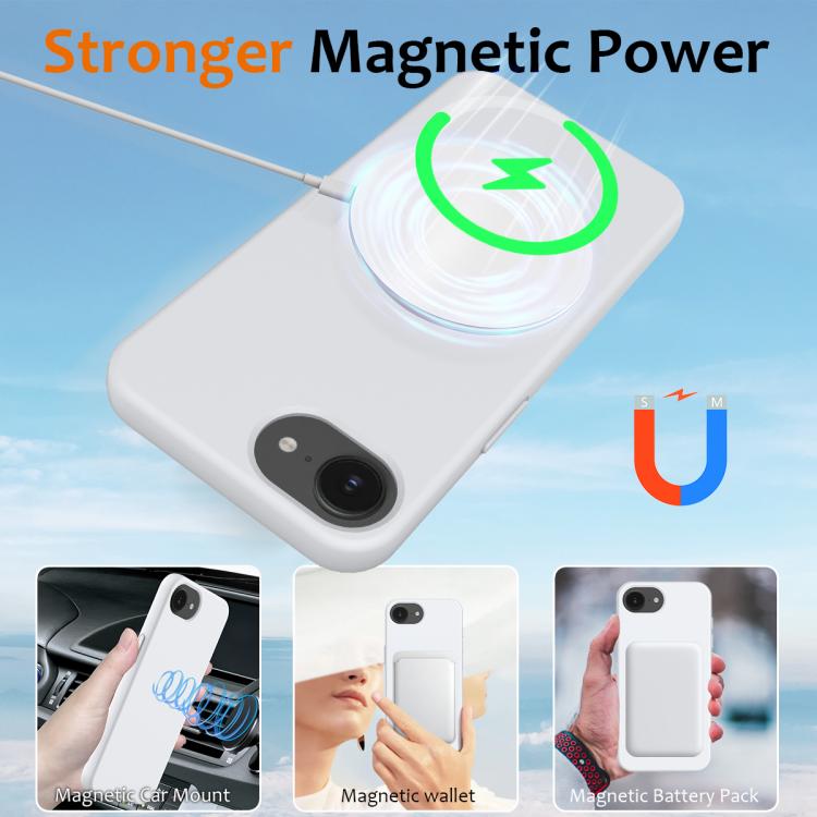 Bao da điện thoại silicone chống sốc Magsafe, dành cho iPhone 17e / 16e, dành cho iPhone 17 Pro Max, dành cho iPhone 17 Pro, dành cho iPhone 17, dành cho iPhone Air