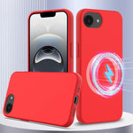 Bao da điện thoại silicone chống sốc Magsafe, dành cho iPhone 17e / 16e, dành cho iPhone 17 Pro Max, dành cho iPhone 17 Pro, dành cho iPhone 17, dành cho iPhone Air