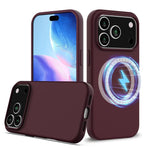 Bao da điện thoại silicone chống sốc Magsafe, dành cho iPhone 17e / 16e, dành cho iPhone 17 Pro Max, dành cho iPhone 17 Pro, dành cho iPhone 17, dành cho iPhone Air
