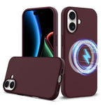Bao da điện thoại silicone chống sốc Magsafe, dành cho iPhone 17e / 16e, dành cho iPhone 17 Pro Max, dành cho iPhone 17 Pro, dành cho iPhone 17, dành cho iPhone Air