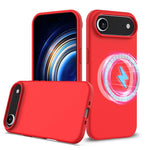Bao da điện thoại silicone chống sốc Magsafe, dành cho iPhone 17e / 16e, dành cho iPhone 17 Pro Max, dành cho iPhone 17 Pro, dành cho iPhone 17, dành cho iPhone Air