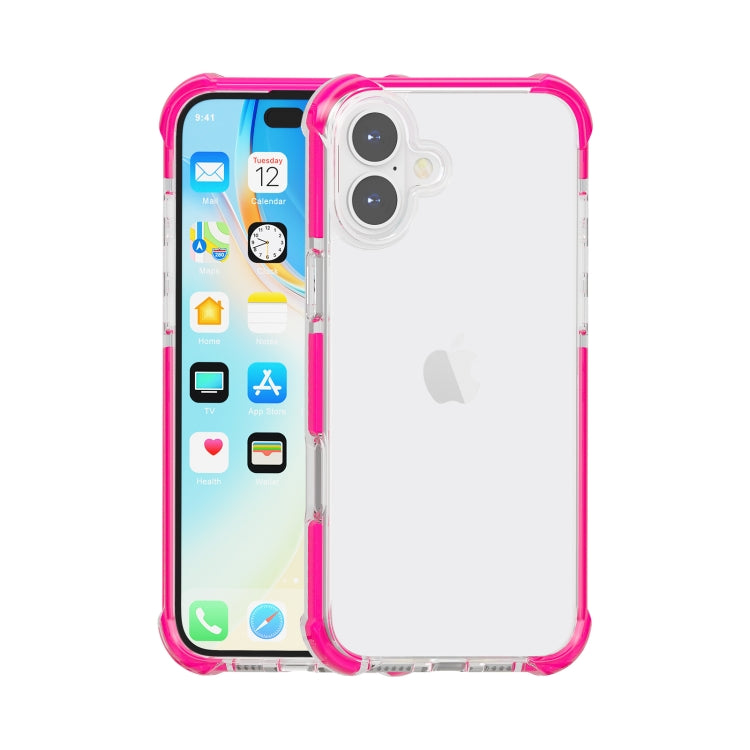 Ốp lưng điện thoại TPU kết hợp acrylic chống sốc bốn góc, dành cho iPhone 16 Pro Max, dành cho iPhone 16 Pro, dành cho iPhone 16 Plus, dành cho iPhone 16