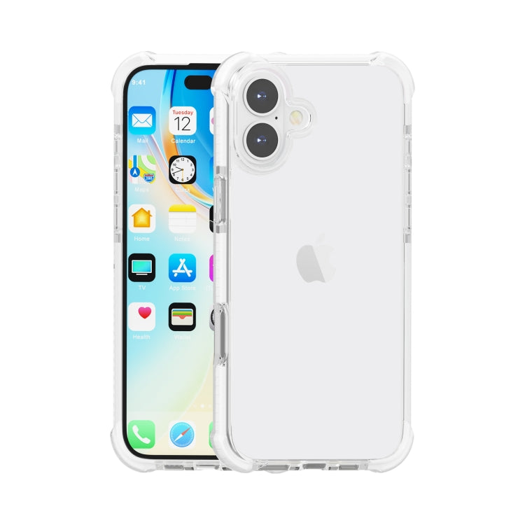 Ốp lưng điện thoại TPU kết hợp acrylic chống sốc bốn góc, dành cho iPhone 16 Pro Max, dành cho iPhone 16 Pro, dành cho iPhone 16 Plus, dành cho iPhone 16