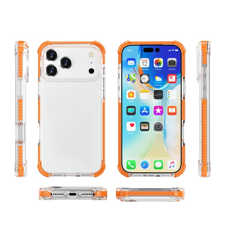 Ốp lưng điện thoại TPU kết hợp acrylic chống sốc bốn góc, dành cho iPhone 17 Pro Max, dành cho iPhone 17 Pro, dành cho iPhone 17, dành cho iPhone Air
