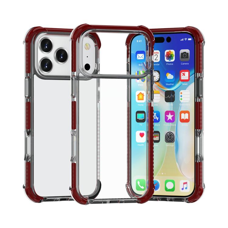 Ốp lưng điện thoại TPU kết hợp acrylic chống sốc bốn góc, dành cho iPhone 17 Pro Max, dành cho iPhone 17 Pro, dành cho iPhone 17, dành cho iPhone Air