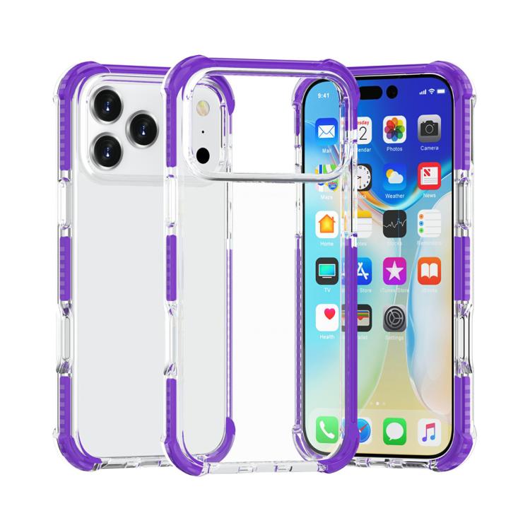 Ốp lưng điện thoại TPU kết hợp acrylic chống sốc bốn góc, dành cho iPhone 17 Pro Max, dành cho iPhone 17 Pro, dành cho iPhone 17, dành cho iPhone Air