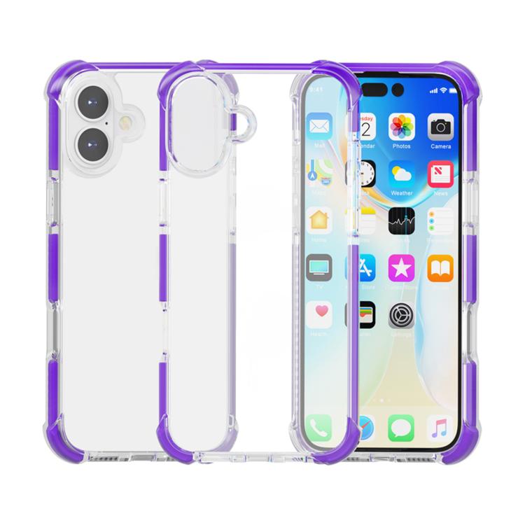 Ốp lưng điện thoại TPU kết hợp acrylic chống sốc bốn góc, dành cho iPhone 17 Pro Max, dành cho iPhone 17 Pro, dành cho iPhone 17, dành cho iPhone Air