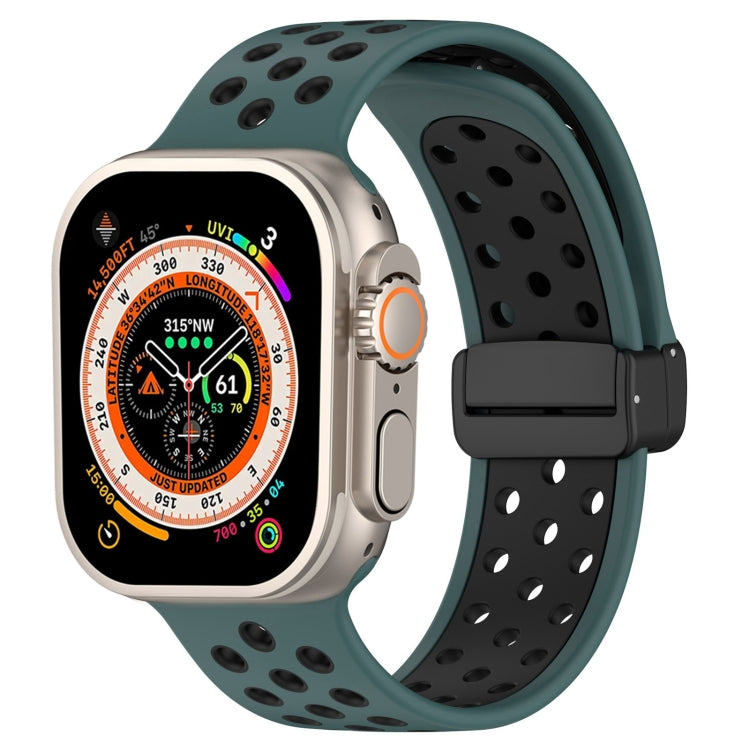 Dây đồng hồ silicone khóa nam châm, Dành cho Apple Watch Ultra 49mm, Dành cho Apple Watch SE 2023 44mm, Dành cho Apple Watch SE 2023 40mm