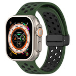 Dây đồng hồ silicone khóa nam châm, Dành cho Apple Watch Ultra 49mm, Dành cho Apple Watch SE 2023 44mm, Dành cho Apple Watch SE 2023 40mm