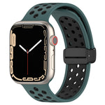 Dây đồng hồ silicone khóa nam châm, Dành cho Apple Watch 8 41mm, Dành cho Apple Watch 8 45mm, Dành cho Apple Watch Ultra 2 49mm