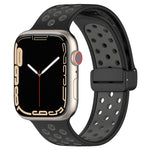 Dây đồng hồ silicone khóa nam châm, dành cho Apple Watch SE 2022 44mm, dành cho Apple Watch 7 41mm, dành cho Apple Watch 7 45mm