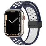Dây đồng hồ silicone khóa nam châm, dành cho Apple Watch 42mm, dành cho Apple Watch 38mm