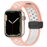 Dây đồng hồ silicone khóa nam châm, dành cho Apple Watch 42mm, dành cho Apple Watch 38mm