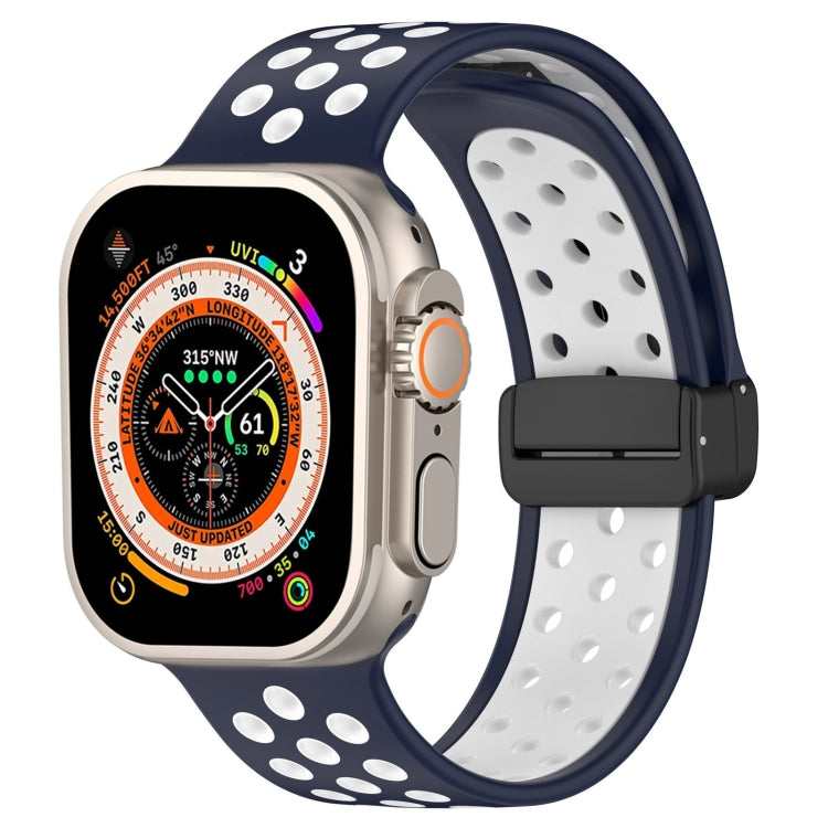 Dây đồng hồ silicone khóa nam châm, Dành cho Apple Watch 8 41mm, Dành cho Apple Watch 8 45mm, Dành cho Apple Watch Ultra 2 49mm