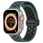 Dây đồng hồ silicone khóa nam châm, dành cho Apple Watch Series 9 45mm, dành cho Apple Watch SE 2022 40mm, dành cho Apple Watch Series 9 41mm