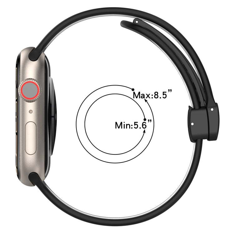 Dây đồng hồ silicone khóa nam châm, Dành cho Apple Watch 3 42mm, Dành cho Apple Watch 2 42mm, Dành cho Apple Watch 2 38mm