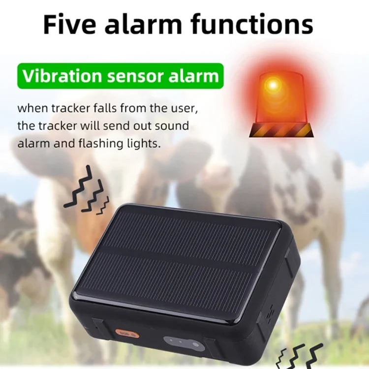 Thiết bị định vị GPS chống nước năng lượng mặt trời cho gia súc V44, Thiết bị định vị GPS V44