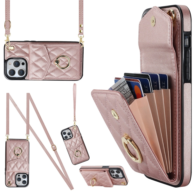 Ốp lưng điện thoại túi đựng thẻ họa tiết hình thoi có dây đeo dài, dành cho iPhone 14 Pro Max, dành cho iPhone 13 Pro Max, dành cho iPhone 13 Pro, dành cho iPhone 13, dành cho iPhone 12 / 12 Pro, dành cho iPhone 12 Pro Max