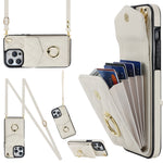 Ốp lưng điện thoại túi đựng thẻ họa tiết hình thoi có dây đeo dài, dành cho iPhone 14 Pro Max, dành cho iPhone 13 Pro Max, dành cho iPhone 13 Pro, dành cho iPhone 13, dành cho iPhone 12 / 12 Pro, dành cho iPhone 12 Pro Max