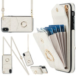 Ốp lưng điện thoại túi đựng thẻ họa tiết hình thoi có dây đeo dài, dành cho iPhone 11 Pro Max, dành cho iPhone 11, dành cho iPhone 11 Pro, dành cho iPhone XR, dành cho iPhone XS Max
