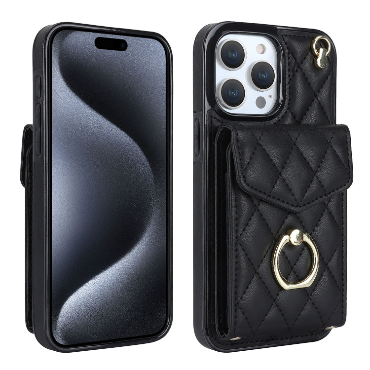 Ốp lưng điện thoại túi đựng thẻ họa tiết hình thoi có dây đeo dài, dành cho iPhone 17e / 16e, dành cho iPhone 17 Pro Max, dành cho iPhone 17 Pro, dành cho iPhone 17, dành cho iPhone Air, dành cho iPhone 15 Pro Max