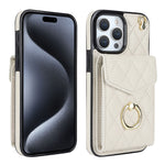 Ốp lưng điện thoại túi đựng thẻ họa tiết hình thoi có dây đeo dài, dành cho iPhone 17e / 16e, dành cho iPhone 17 Pro Max, dành cho iPhone 17 Pro, dành cho iPhone 17, dành cho iPhone Air, dành cho iPhone 15 Pro Max