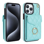 Ốp lưng điện thoại túi đựng thẻ họa tiết hình thoi có dây đeo dài, dành cho iPhone 15 Pro, dành cho iPhone 15 Plus, dành cho iPhone 15, dành cho iPhone 14 Plus, dành cho iPhone 14, dành cho iPhone 14 Pro