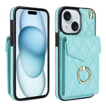 Ốp lưng điện thoại túi đựng thẻ họa tiết hình thoi có dây đeo dài, dành cho iPhone 15 Pro, dành cho iPhone 15 Plus, dành cho iPhone 15, dành cho iPhone 14 Plus, dành cho iPhone 14, dành cho iPhone 14 Pro