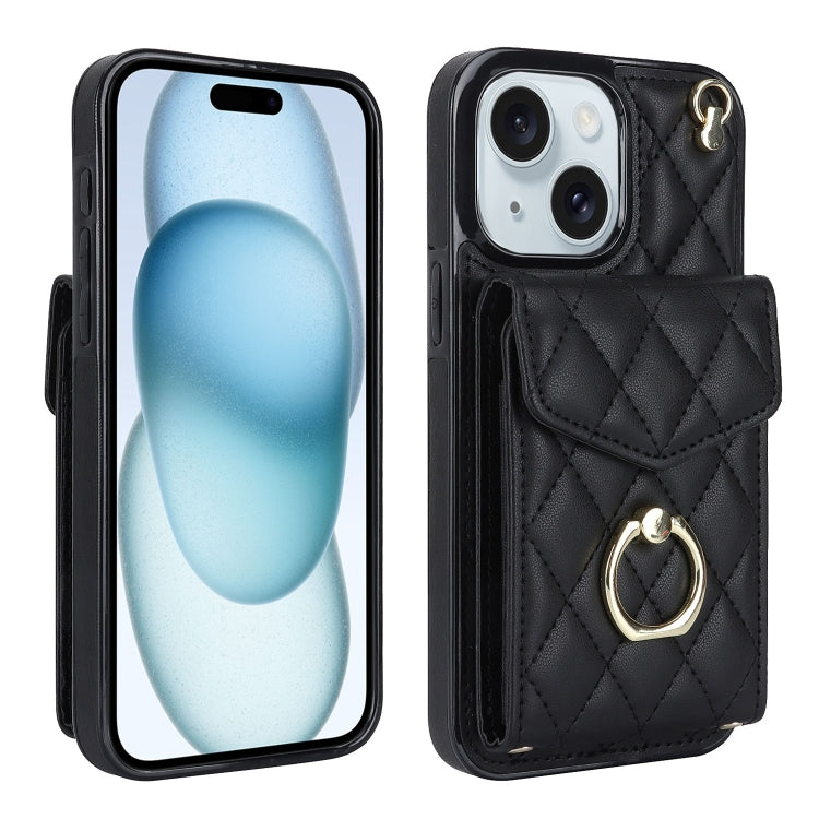 Ốp lưng điện thoại túi đựng thẻ họa tiết hình thoi có dây đeo dài, dành cho iPhone 15 Pro, dành cho iPhone 15 Plus, dành cho iPhone 15, dành cho iPhone 14 Plus, dành cho iPhone 14, dành cho iPhone 14 Pro