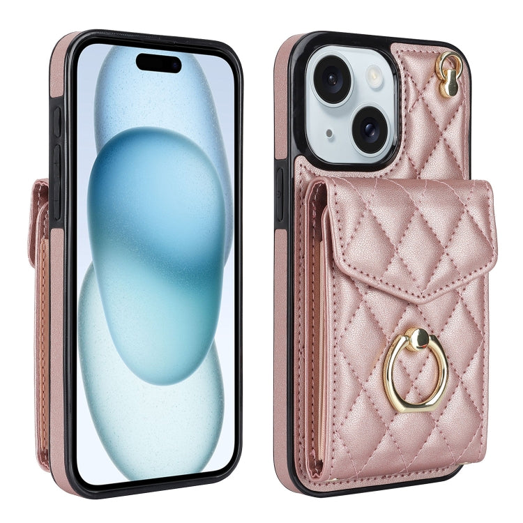 Ốp lưng điện thoại túi đựng thẻ họa tiết hình thoi có dây đeo dài, dành cho iPhone 15 Pro, dành cho iPhone 15 Plus, dành cho iPhone 15, dành cho iPhone 14 Plus, dành cho iPhone 14, dành cho iPhone 14 Pro