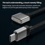 Cáp sạc từ tính 140W Type-C sang Magsafe 3, màu bạc, xanh dương