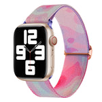Dây Đồng Hồ Nylon Thay Thế Họa Tiết Vẽ, Dành Cho Apple Watch SE 40mm, Dành Cho Apple Watch SE 44mm, Dành Cho Apple Watch 6 40mm, Dành Cho Apple Watch 6 44mm, Dành Cho Apple Watch 5 44mm, Dành Cho Apple Watch 5 40mm