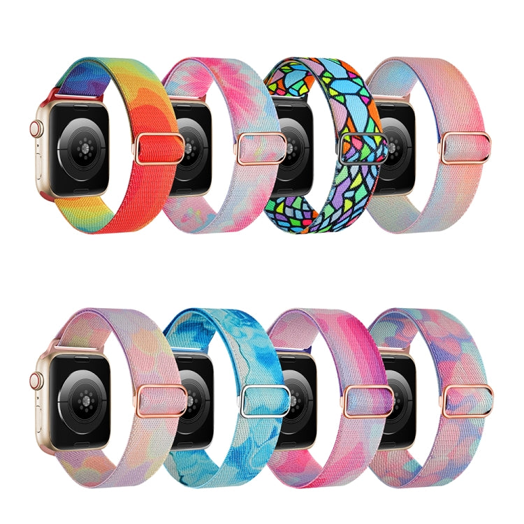 Dây Đồng Hồ Nylon Thay Thế Họa Tiết Vẽ, Dành Cho Apple Watch 4 44mm, Dành Cho Apple Watch 4 40mm, Dành Cho Apple Watch 3 38mm, Dành Cho Apple Watch 3 42mm, Dành Cho Apple Watch 2 42mm, Dành Cho Apple Watch 2 38mm