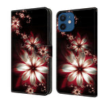 Crystal 3D Shockproof Protective Leather Phone Case, For iPhone 12 mini / 13 mini, For iPhone 12 / 12 Pro
