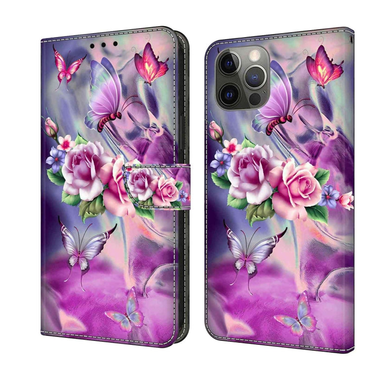 Crystal 3D Shockproof Protective Leather Phone Case, For iPhone 12 mini / 13 mini, For iPhone 12 / 12 Pro