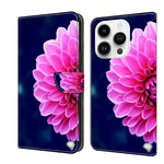 Crystal 3D Shockproof Protective Leather Phone Case, For iPhone 13 / 14, For iPhone 15 Pro