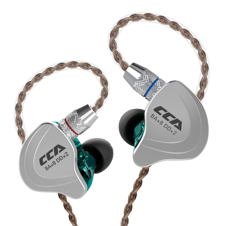 Tai nghe nhét tai điều khiển dây hybrid CCA CCA-C10 đầu cắm 3.5mm mạ vàng, không có mic