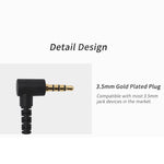 Tai nghe nhét tai điều khiển dây hybrid CCA CCA-C10 đầu cắm 3.5mm mạ vàng, không có mic