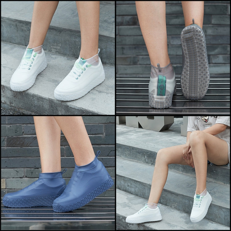 Bao Giày Bọc Silicone Chống Trượt Dày Chống Mài Mòn Chống Thấm Nước, S, M, L