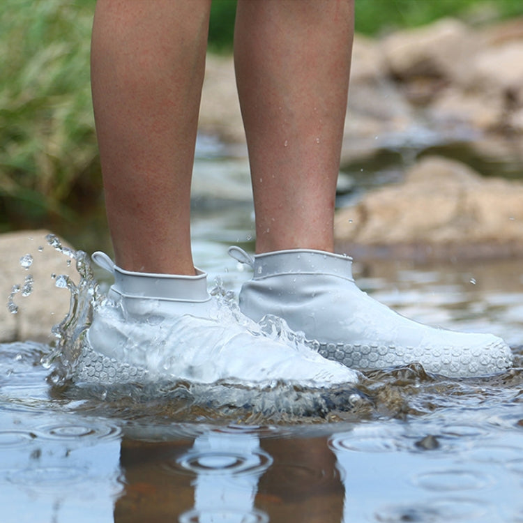 Bao Giày Bọc Silicone Chống Trượt Dày Chống Mài Mòn Chống Thấm Nước, S, M, L