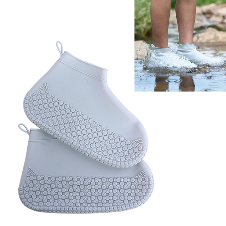 Bao Giày Bọc Silicone Chống Trượt Dày Chống Mài Mòn Chống Thấm Nước, S, M, L