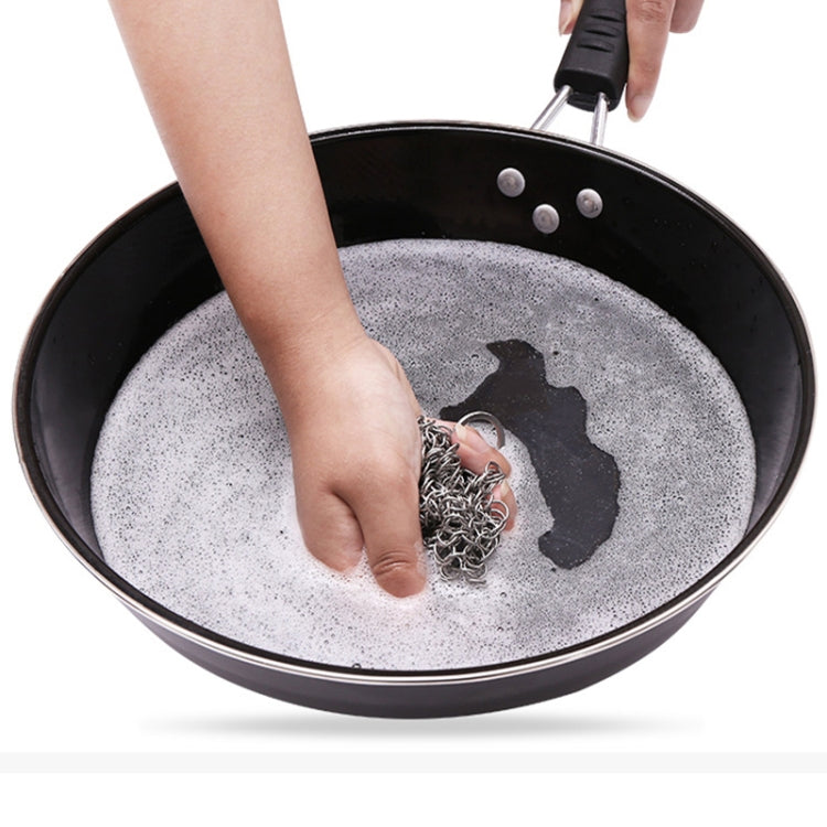 Bàn chải cọ nồi tròn bằng thép không gỉ, dụng cụ làm sạch đồ dùng nhà bếp, Kích thước 4 x 4 inch, 5 x 5 inch, 6 x 6 inch, 7 x 7 inch, 8 x 8 inch