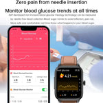 Đồng hồ thông minh dây silicone chống nước IP67 1.91 inch ET540, Hỗ trợ ECG / Đo đường huyết không xâm lấn, ET540 (Xanh), ET540 (Đỏ)