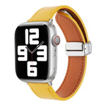 Dây đồng hồ da cảm giác da khóa nam châm, Dành cho Apple Watch Serie 4 40mm, Dành cho Apple Watch 38mm, Dành cho Apple Watch Serie 3 38mm, Dành cho Apple Watch Serie 3 42mm, Dành cho Apple Watch Serie 2 42mm, Dành cho Apple Watch Serie 2 38mm