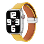 Dây đồng hồ da cảm giác da khóa nam châm, Dành cho Apple Watch Serie 4 40mm, Dành cho Apple Watch 38mm, Dành cho Apple Watch Serie 3 38mm, Dành cho Apple Watch Serie 3 42mm, Dành cho Apple Watch Serie 2 42mm, Dành cho Apple Watch Serie 2 38mm