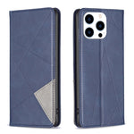 Rhombus Texture Magnetic Leather Phone Case, For iPhone 18 Pro Max/17 Pro Max, For iPhone 18 Pro/17 Pro, For iPhone 17, For iPhone 17 Air, For iPhone 16 Pro Max, For iPhone 16 Pro, For iPhone 16 Plus, For iPhone 16